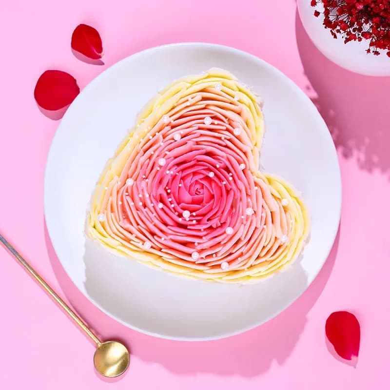 Petals of Forever Love Cake Sweet — view 2 of 3