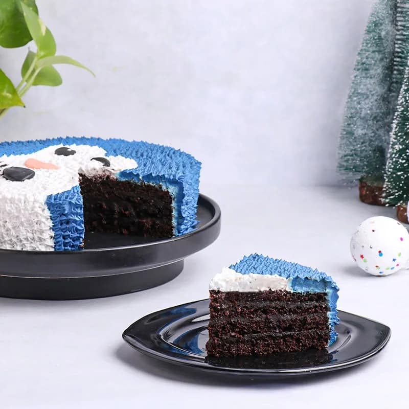 Penguin Themed Designer Cake Sweet — view 4 of 5