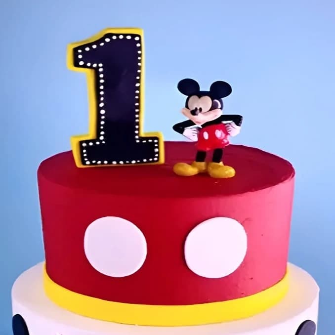 1st Birthday Mickey Theme Cake Fantasy — view 2 of 2