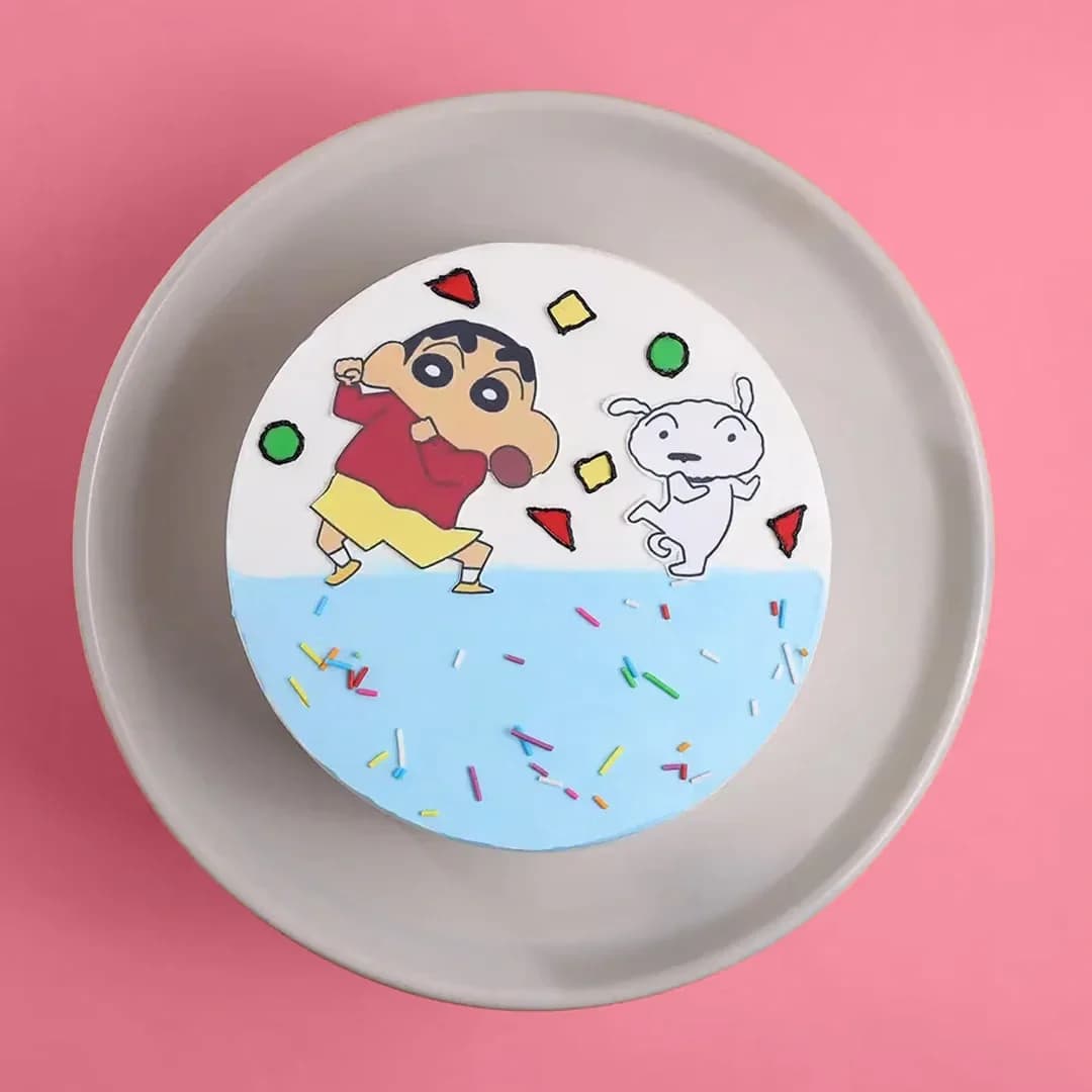 Shinchan N Shiro Theme Cake Delice — view 2 of 3