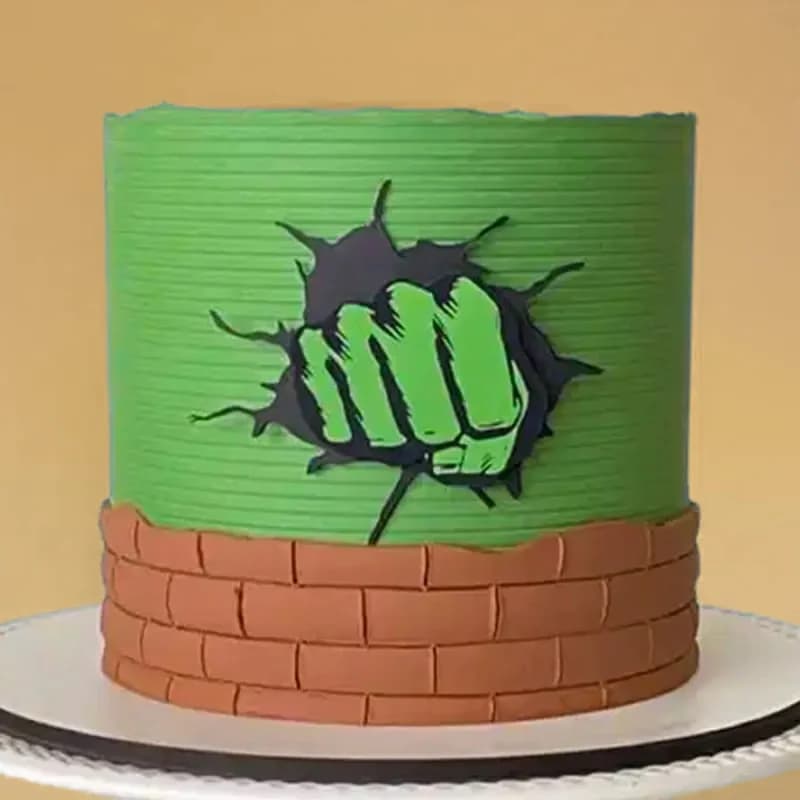 Marvel Superhero Hulk Cake Sweet — view 2 of 2