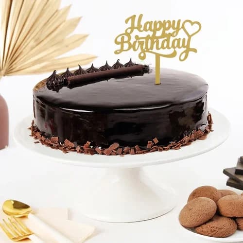 Truffle Decadence Birthday Cake Delice — view 2 of 2