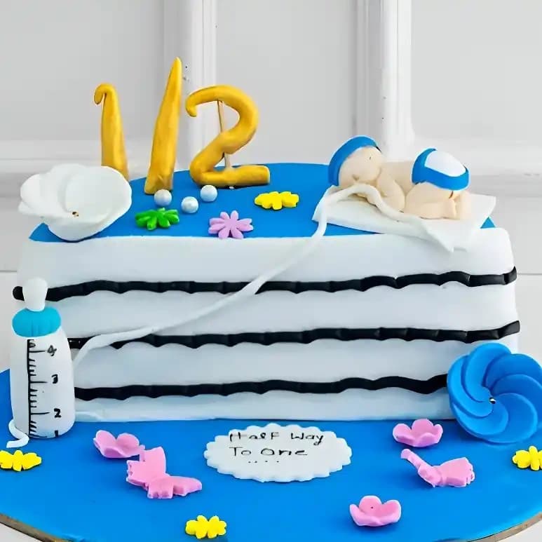 Half Birthday Cake for Boys Dream — view 2 of 2
