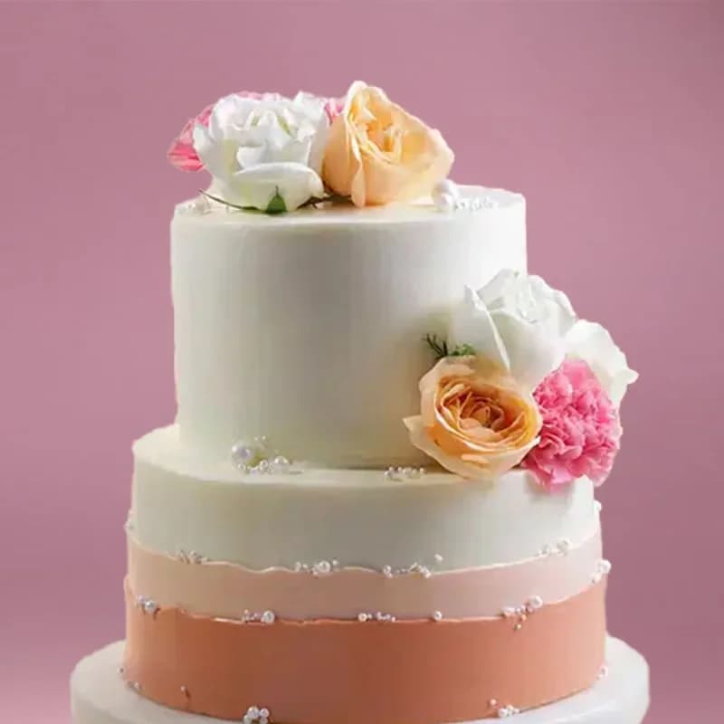 Ombre Petals N Pearls Cake Sweet — view 2 of 3
