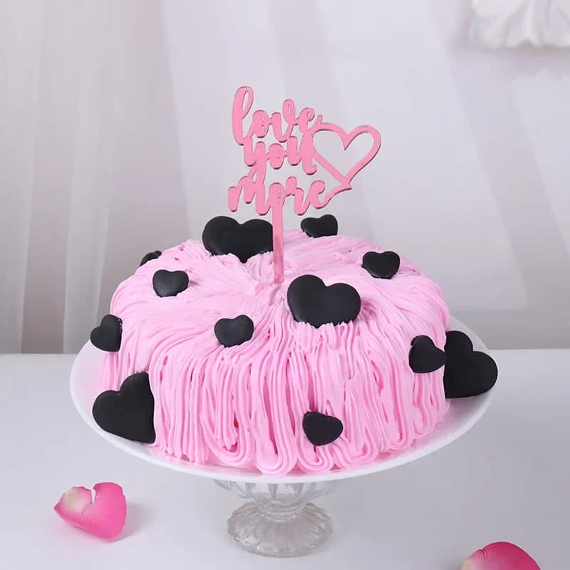 Heartful Confession Chocolate Cake Sweet — view 3 of 4