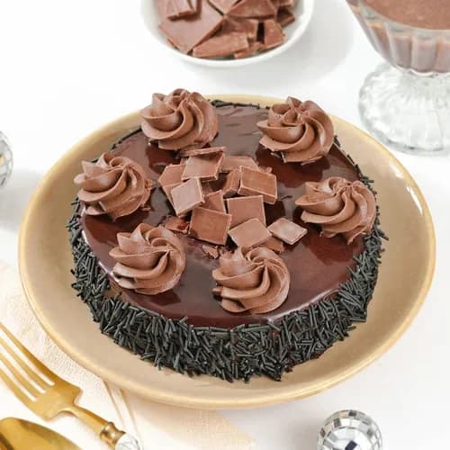 Decadent Chocolate Truffle Cake Delice — view 1 of 3