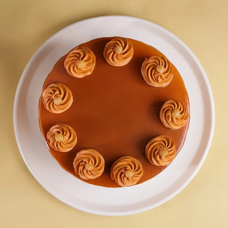 Butterscotch Swirls Drip Cake Sweet — view 2 of 3