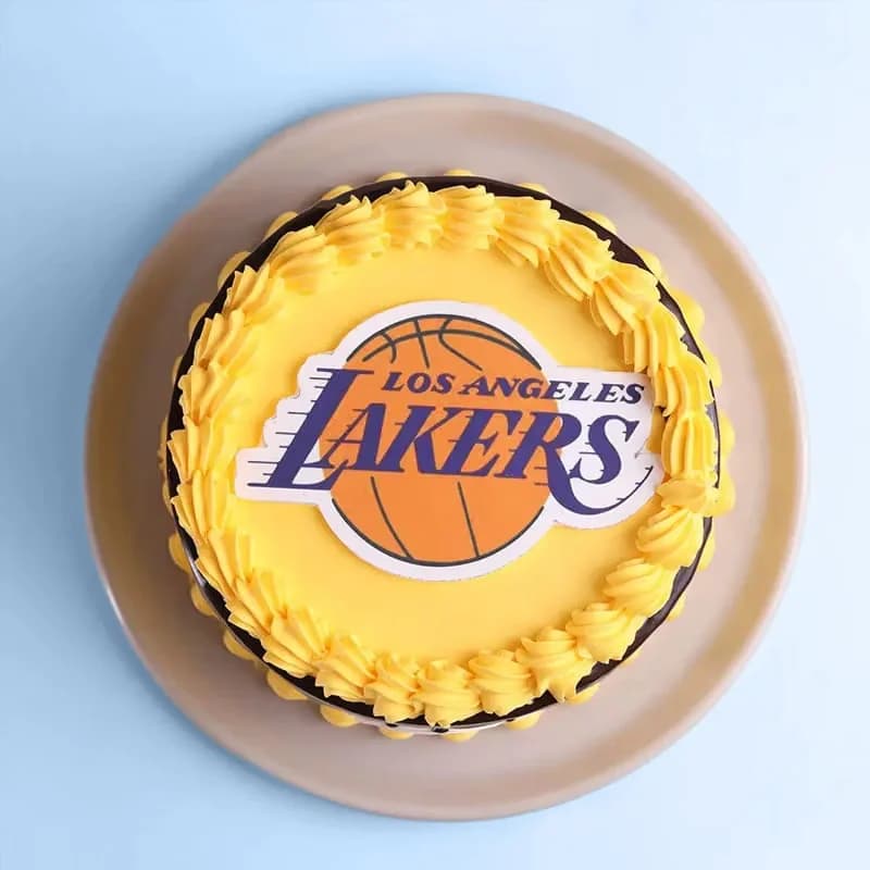Lakers Chocolate Drip Cake Sweet — view 2 of 3