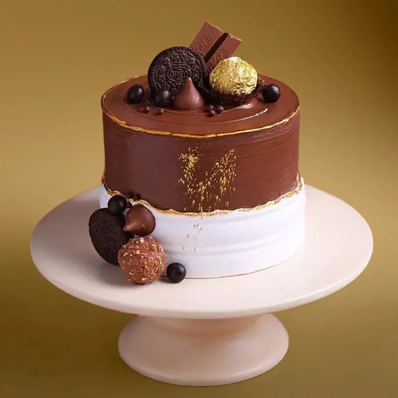 Assorted Toppings Milk Chocolate Cake Sweet — view 1 of 3