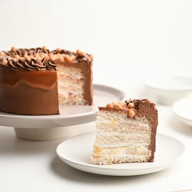 Decadent Happy Birthday Chocolate Butterscotch Cake Sweet — view 3 of 3