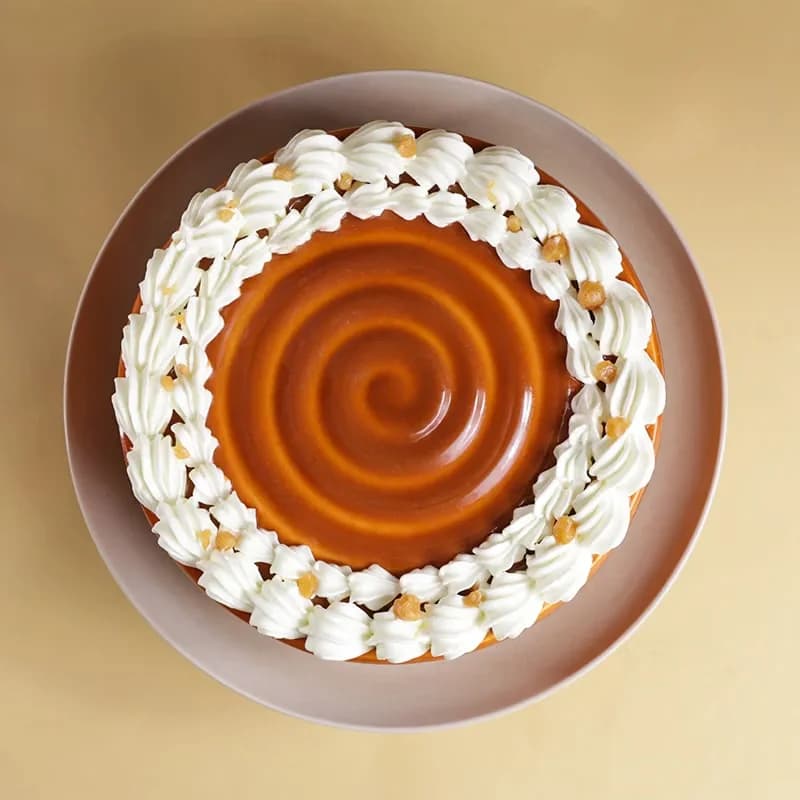 Caramel Glaze Butterscotch Cake Delice — view 2 of 3