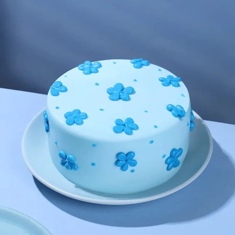 Blue Blossom Chocolate Cake Sweet — view 2 of 3