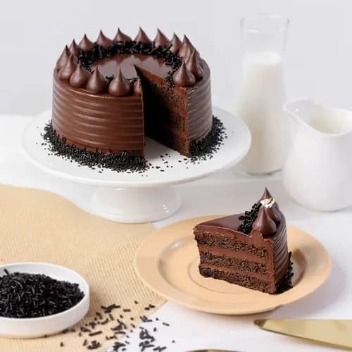 Decadent Chocolate Truffle Cake Sweet — view 3 of 3