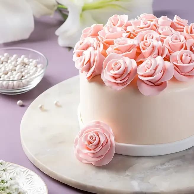 Decadent Floral Truffle Cake Delice  2 Kg — view 3 of 3