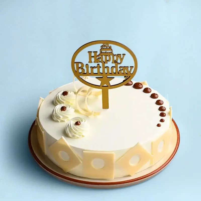 Delicious Butterscotch Birthday Cake Sweet — view 3 of 3