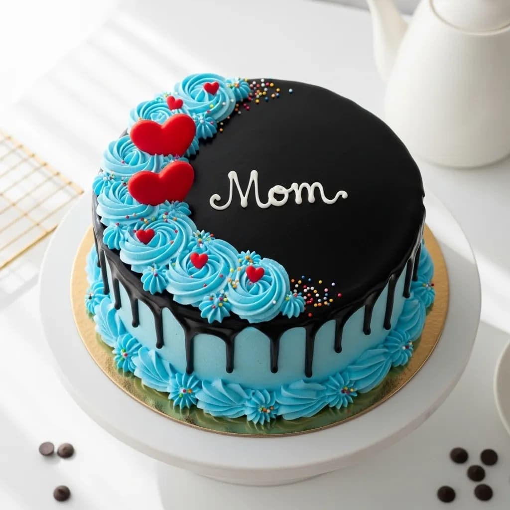 Blue Roses Chocolate Cake Magic — view 2 of 2