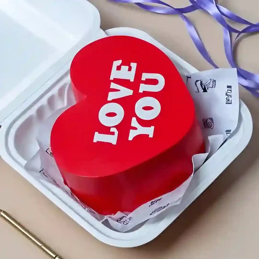 Heart-Shaped Bento Cake Sweet — view 2 of 2