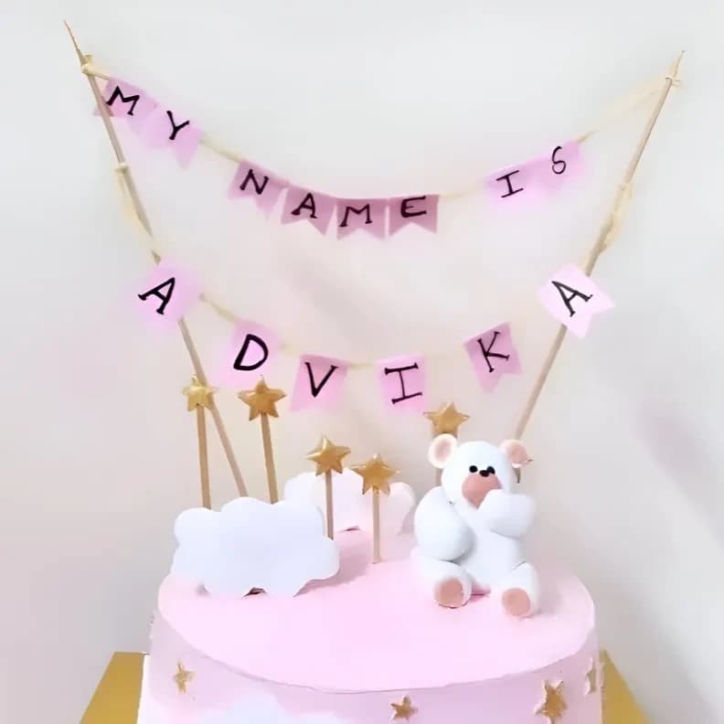 Pink Cake for Naming Ceremony Dream — view 2 of 3