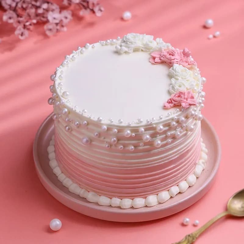 Pearl Blush Pastel Cake Delice — view 1 of 3