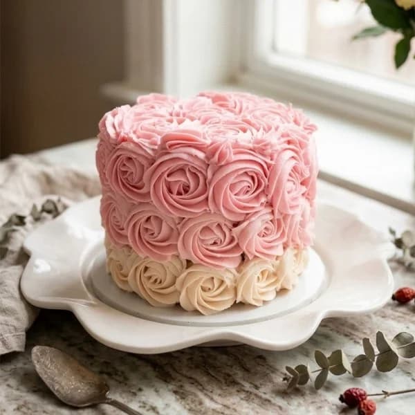 Rose Swirl Mini Cake Delice — view 1 of 1
