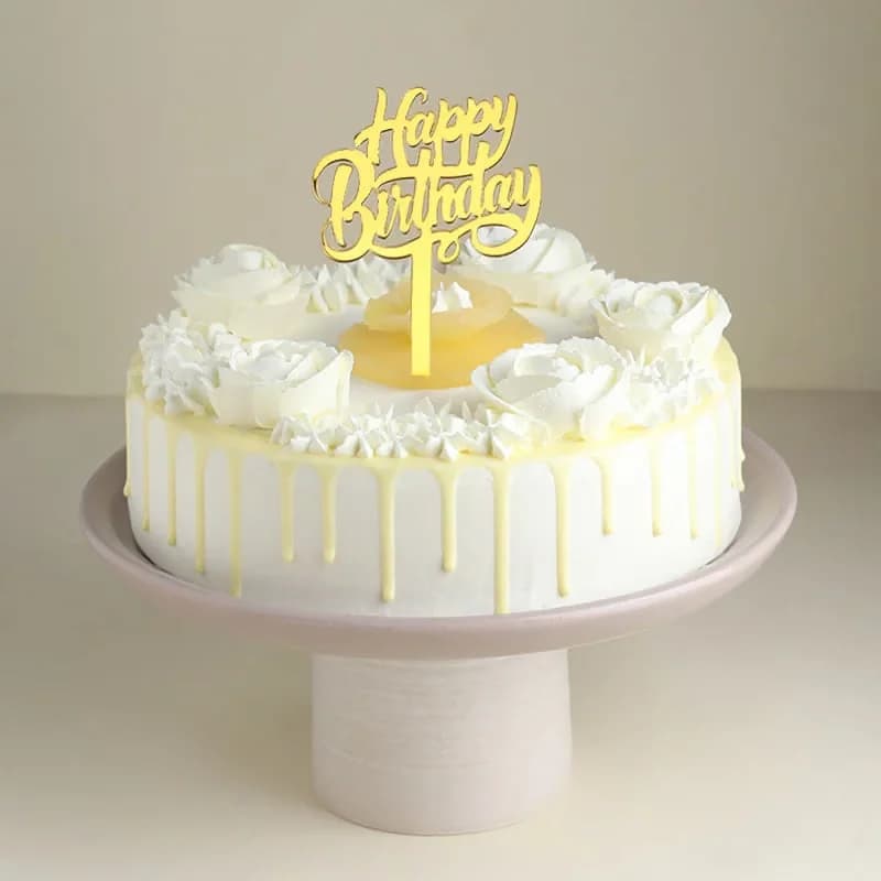 Birthday Bliss Pineapple Drip Cake Sweet — view 3 of 3