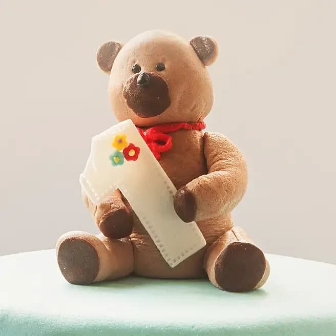 Teddy Bear 2 Tier Truffle Cake  Delice 1.5 Kg — view 2 of 3