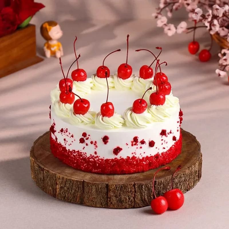 Cherry N Red Velvet Cake Sweet — view 2 of 3