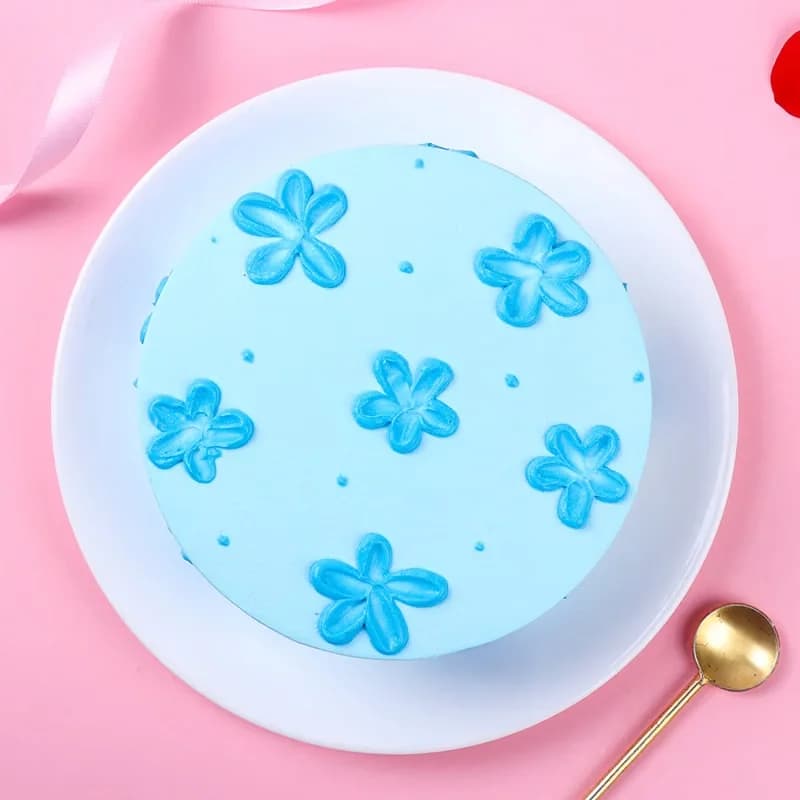 Love Blue Blossom Chocolate Cake Sweet — view 3 of 3