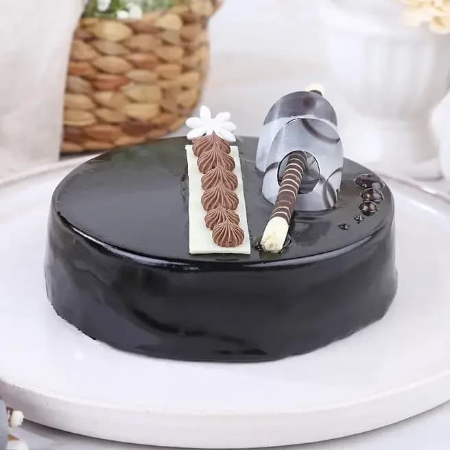 Creamy Truffle Cake Delice - Half Kg — view 2 of 3