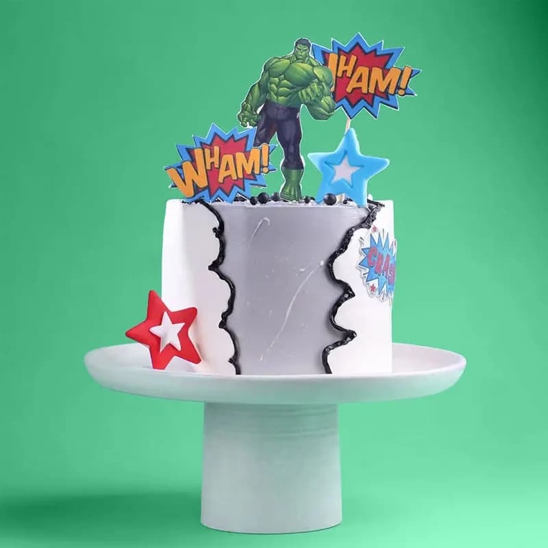 Dynamic Avengers Hulk Cake Sweet — view 3 of 3