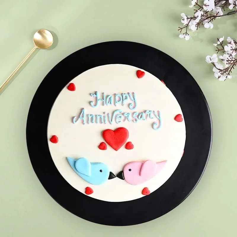 Love Birds Anniversary Cake Sweet — view 3 of 3