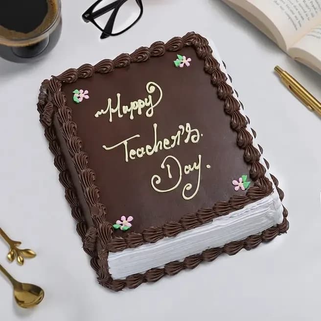 Teacher’s Day Chocolate Truffle Book Eggless Cake Sweet : 2 Kg — view 1 of 3