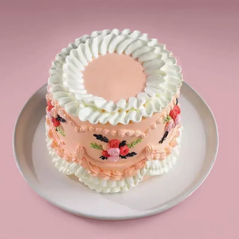 Vintage Floral Cake Delice — view 2 of 3