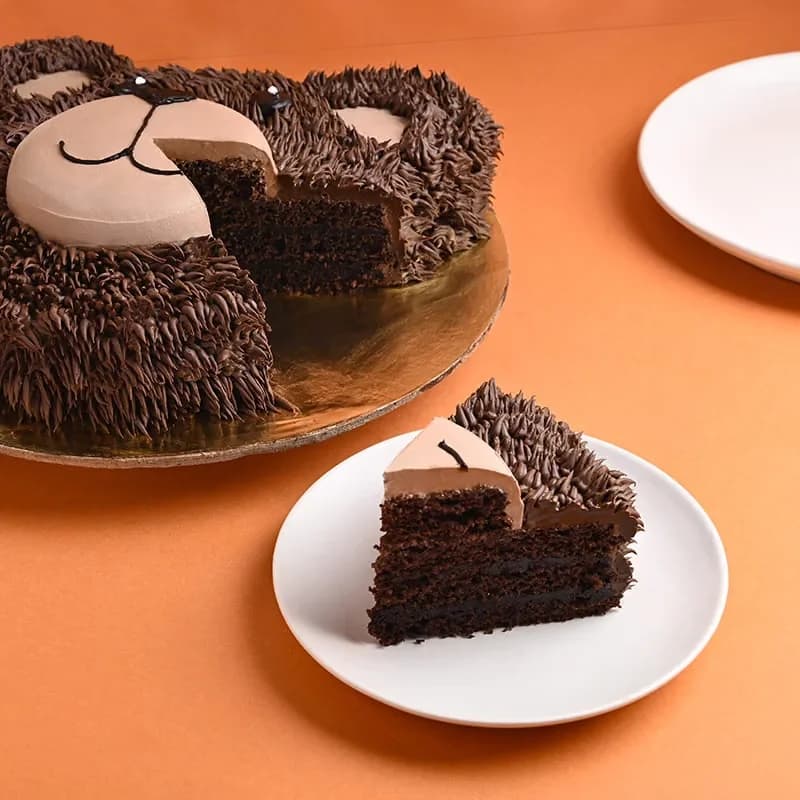 Playful Bear Face Designer Theme Cake Delice — view 4 of 4