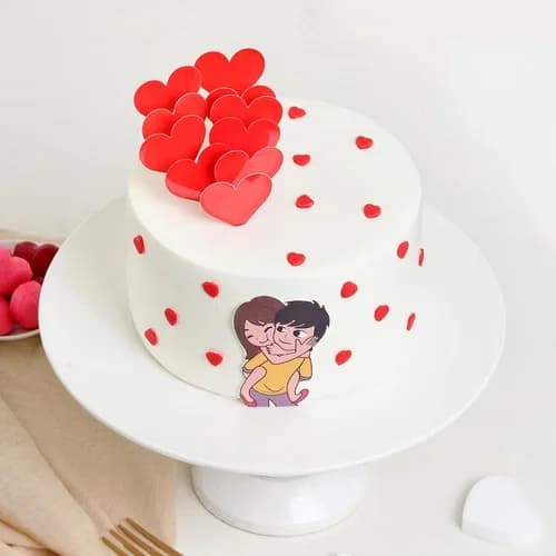 Playful Love Fondant Cake Sweet — view 3 of 3