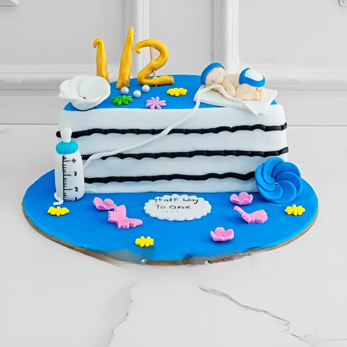 Half Birthday Cake for Boys Dream — view 1 of 2