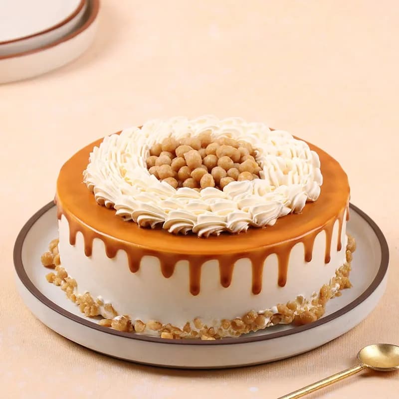 Eggless Melting Butterscotch Bliss Cake Delice — view 1 of 3