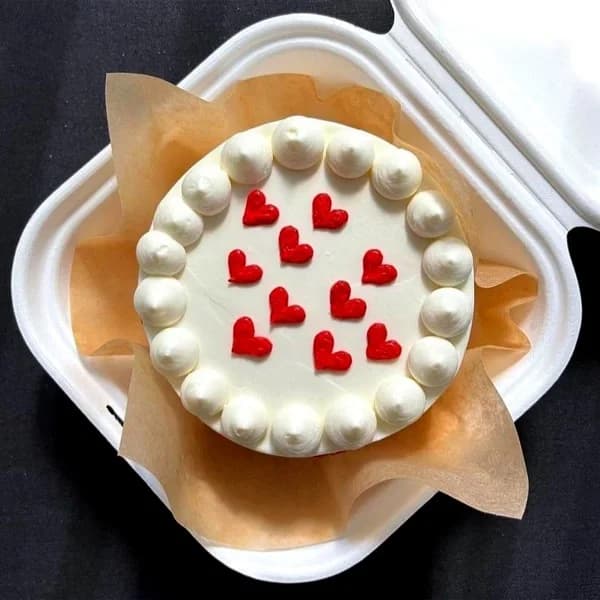 Hearts Design Bento Cake Sweet — view 1 of 1