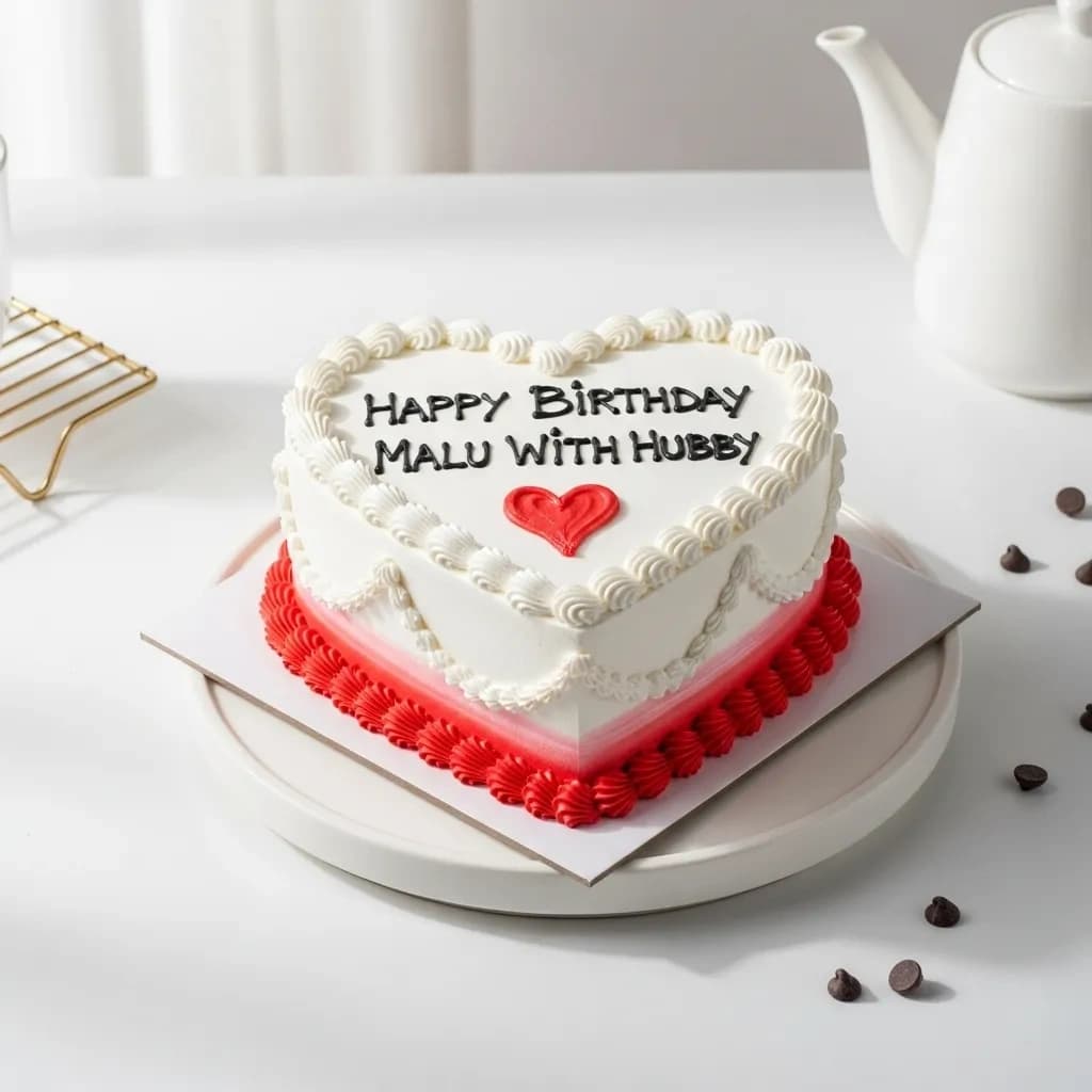 Tempting Red Velvet Anniversary Cake Sweet — view 3 of 3
