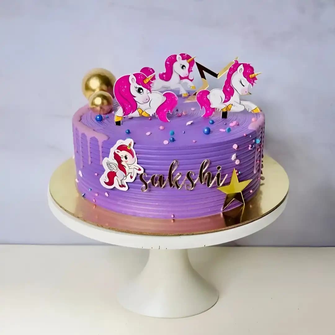 Unicorn Theme Birthday Cake Supreme — view 1 of 1