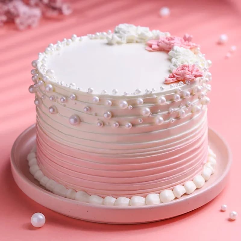 Pearl Blush Pastel Cake Delice — view 3 of 3