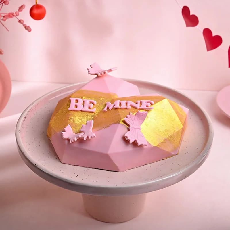 Golden Blush Pinata Heart Cake Sweet — view 1 of 3
