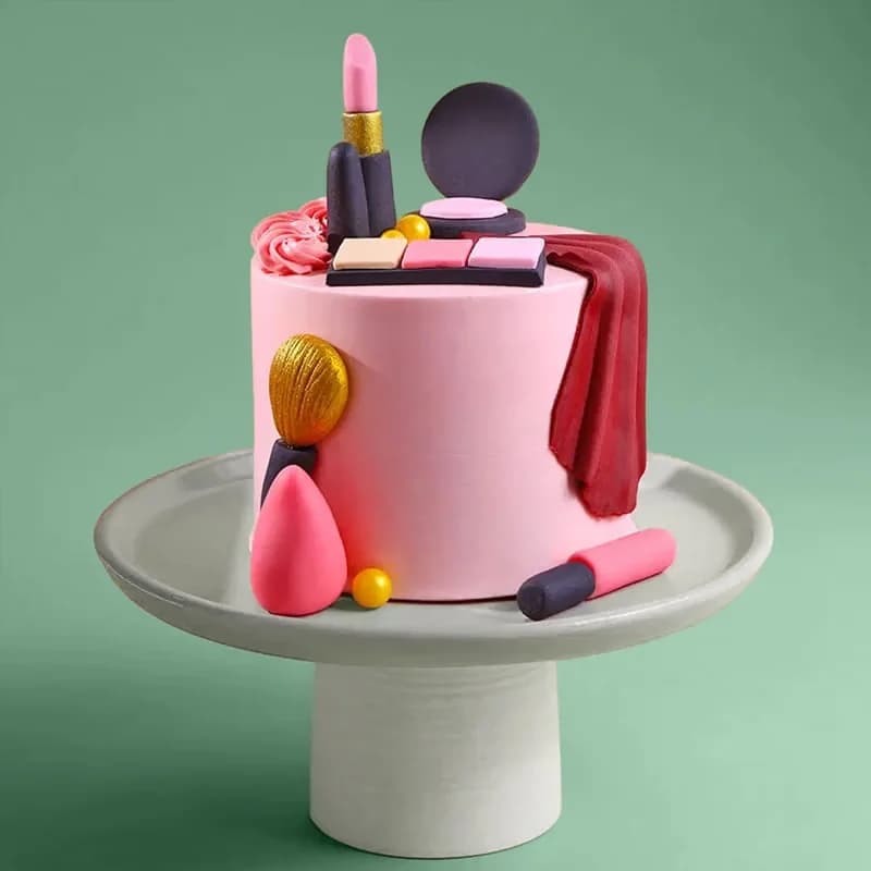 Glam Makeup Theme Cake Sweet — view 3 of 3