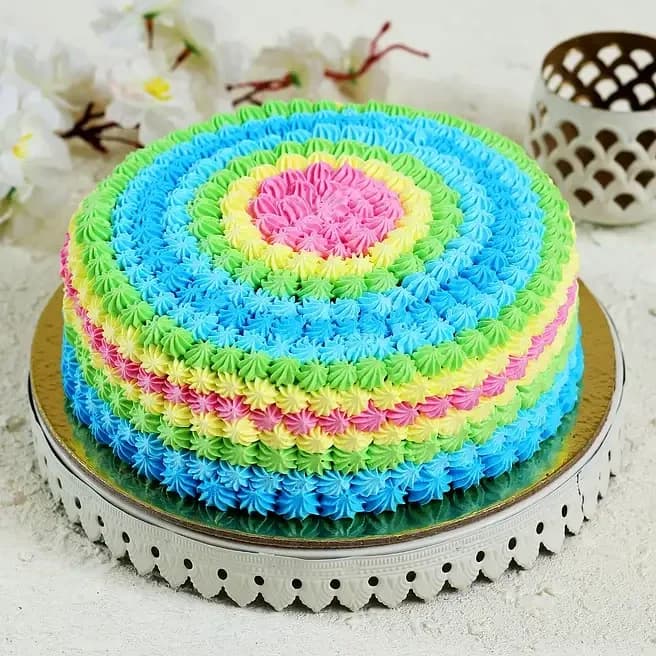 Colourful Truffle Cake Sweet Half Kg — view 1 of 3