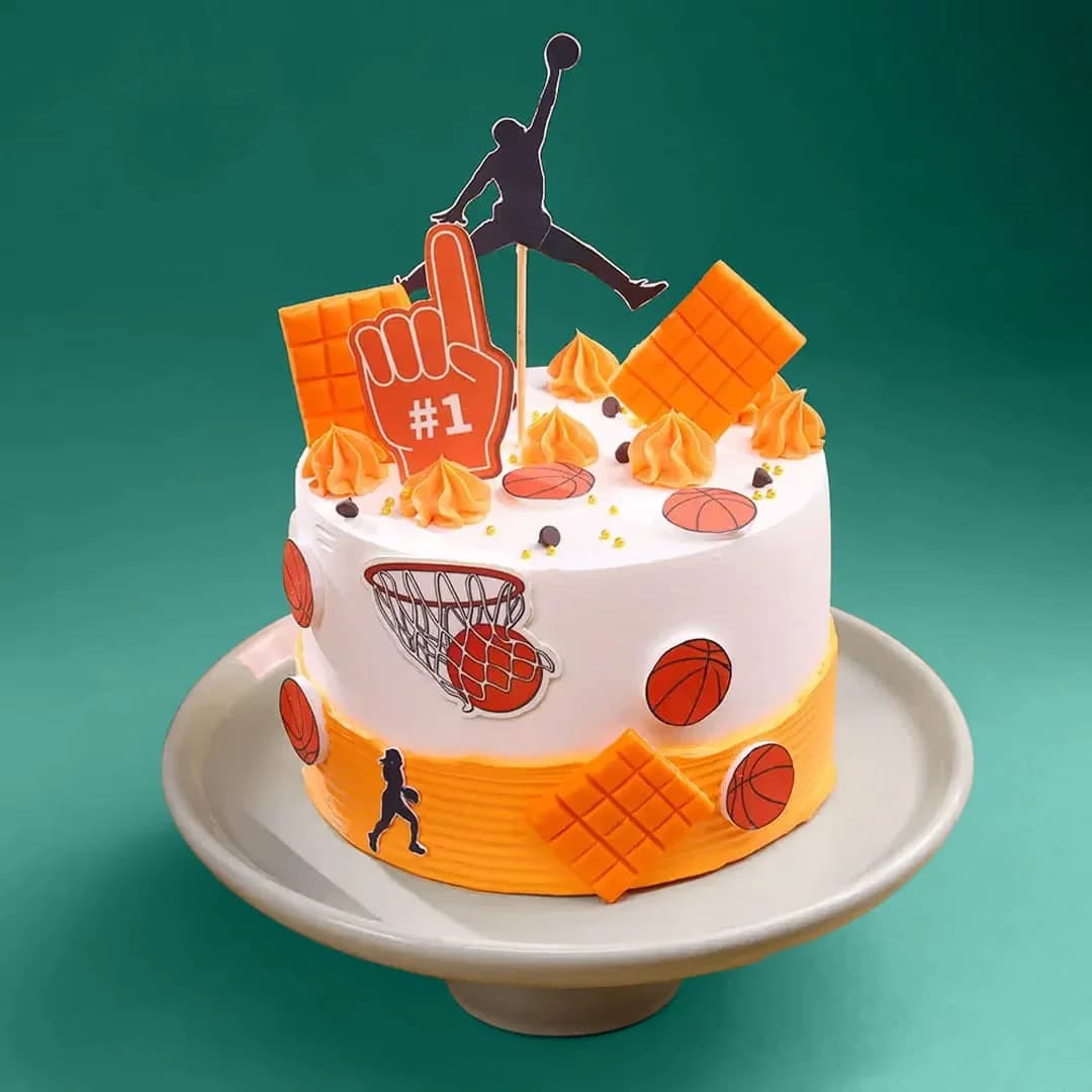 Top Fan Basketball Theme Cake Sweet — view 3 of 3