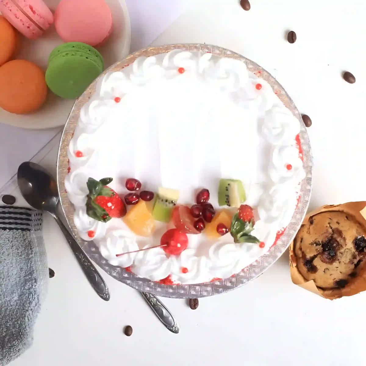 Cream Fruit Cake Fresh — view 2 of 3