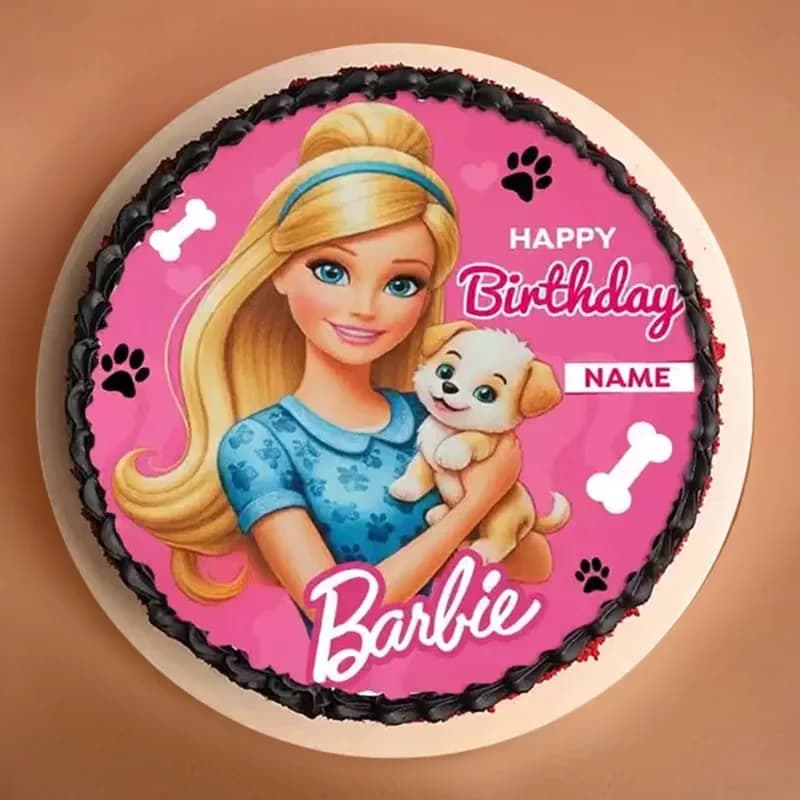 Red Velvet Barbie Celebration Cake — view 3 of 3