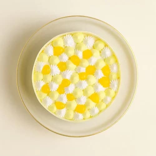 Tropical Pineapple Swirl Cream Cake Delice — view 2 of 3