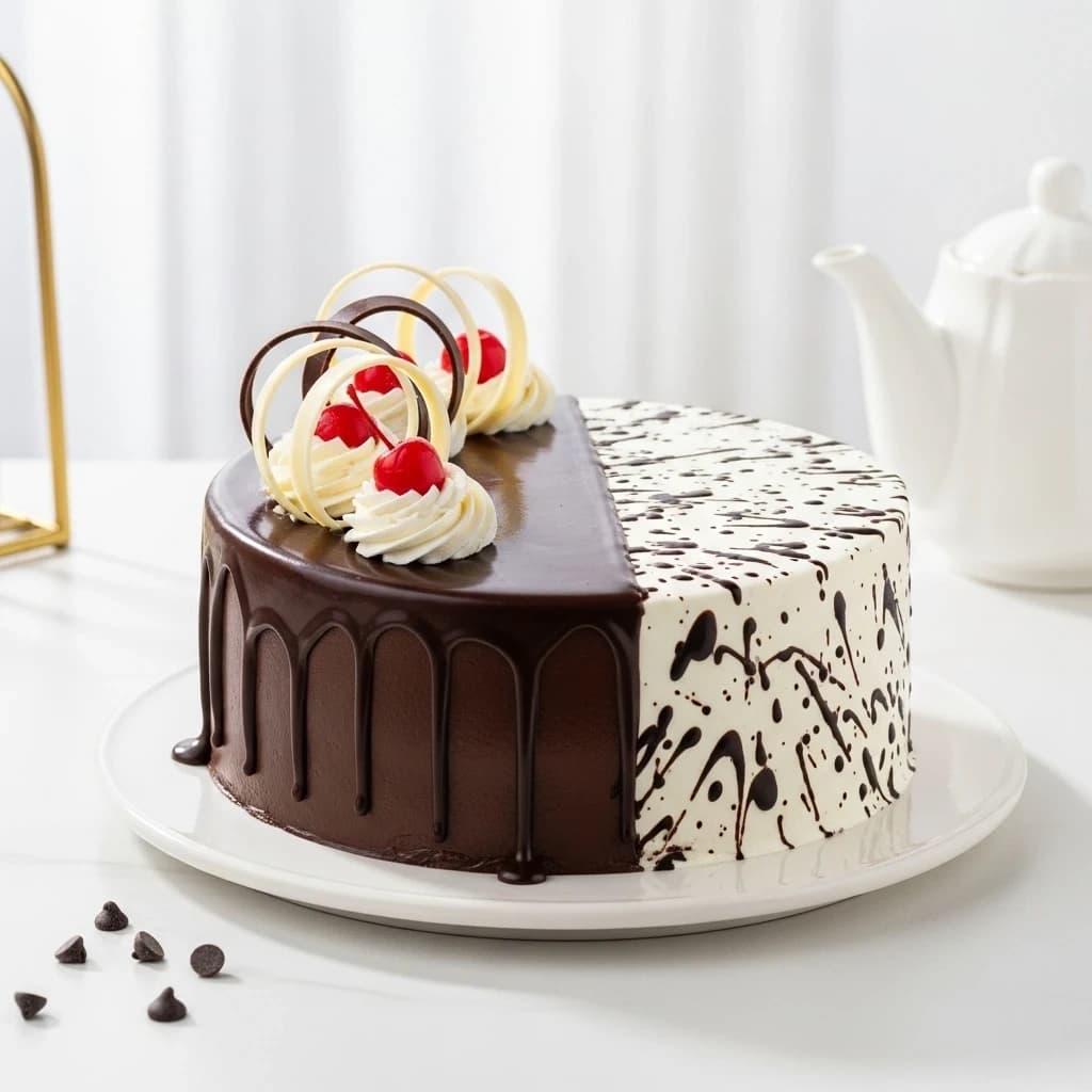 Chocolate Vanilla Duet Cake Magic — view 1 of 2