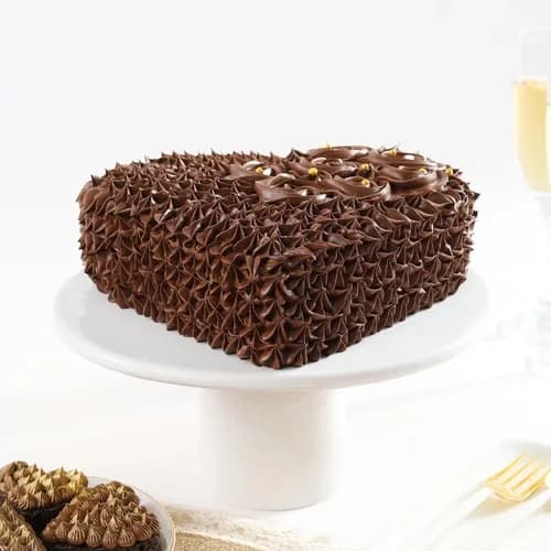 Chocolate Heart Truffle Cake Sweet — view 3 of 3